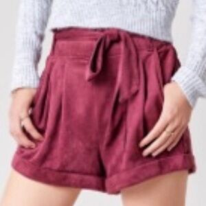 NWT/ Francesca’s Tara Faux Suede Shorts